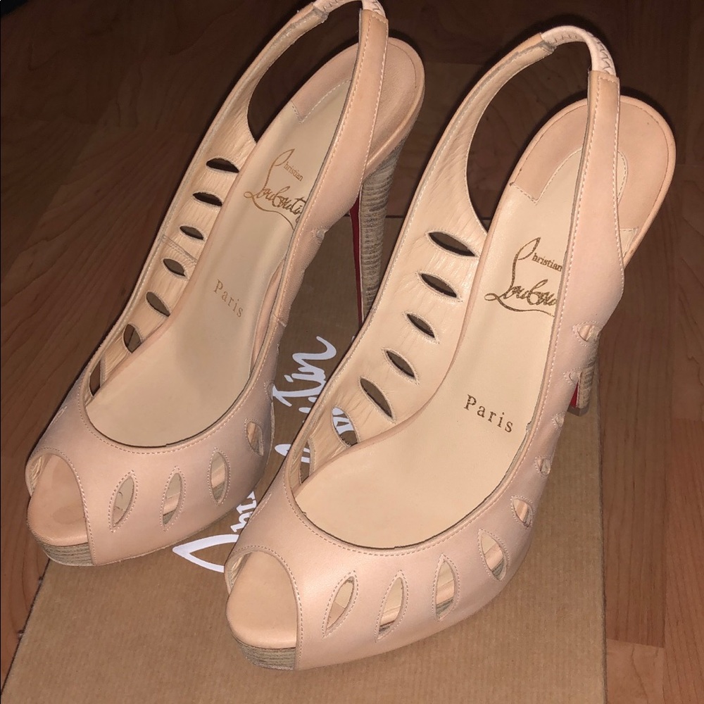 Christian Louboutin 120mm heel and platform 25mm